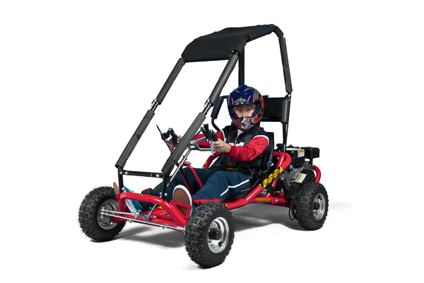 Caged Drift Go Kart Red